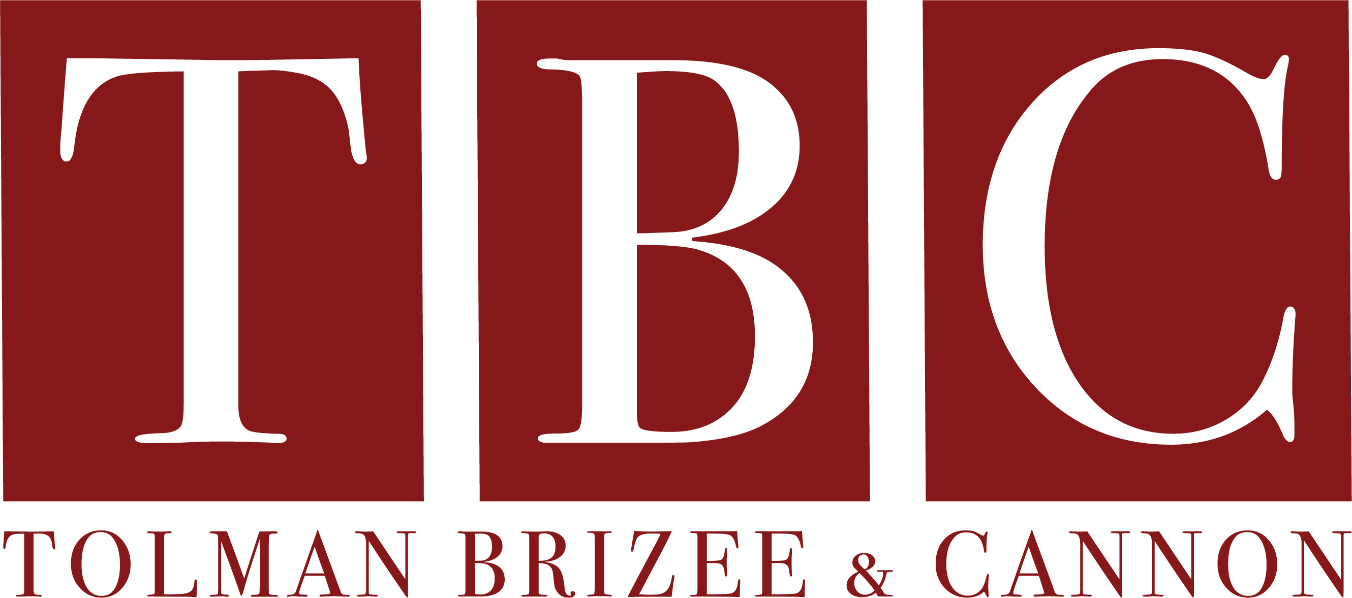 TBC logo: Tolman Brizee & Cannon